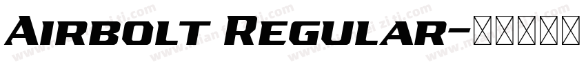 Airbolt Regular字体转换